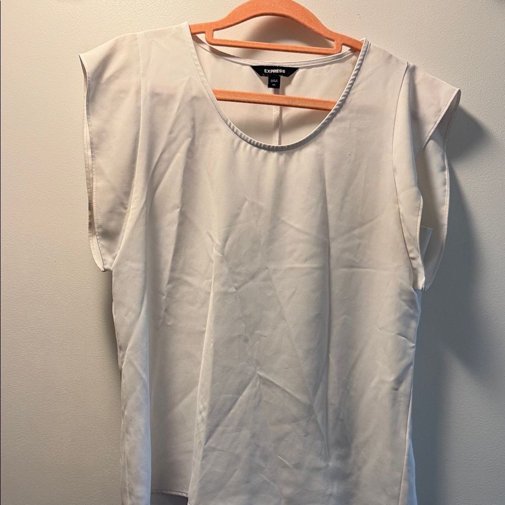 Luxe Elegant White Blouse